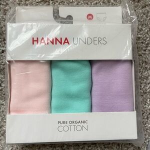 Hanna Andersson Girls' Organic Cotton Underwear - Pink, Mint, Purple